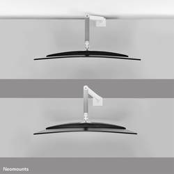 Neomounts DS70PLUS-450WH1 držák na stůl pro monitor 1 Displej: (s) 43,2 cm (17) - 124,5 cm (49) bílá naklápěcí, otočný, nakláněcí, nastavitelná výška
