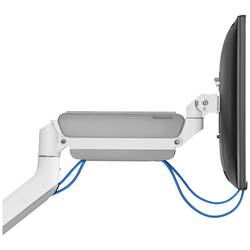 Neomounts DS70PLUS-450WH1 držák na stůl pro monitor 1 Displej: (s) 43,2 cm (17) - 124,5 cm (49) bílá naklápěcí, otočný, nakláněcí, nastavitelná výška