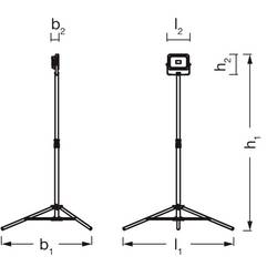 OSRAM HOMELIGHTING LED Worklight Value Tripod Battery 1x20W 865 stavební reflektor