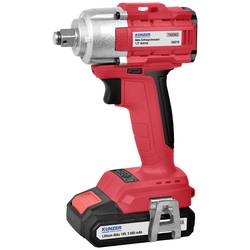 Kunzer 7ASS02 aku rázový utahovák, 450 Nm, 18 V, 2.0 Ah, Li-Ion, akumulátor, vč. nabíječky, kufřík