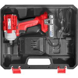 Kunzer 7ASS02 aku rázový utahovák, 450 Nm, 18 V, 2.0 Ah, Li-Ion, akumulátor, vč. nabíječky, kufřík