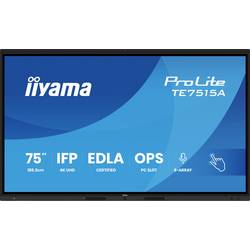Iiyama ProLite displej Digital Signage Energetická třída (EEK2021): G (A - G) 189.3 cm 75 palec 3840 x 2160 Pixel