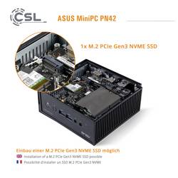 Asus mini PC (HTPC) Mini PC - ASUS PN42 N100 Intel® N N-Series 16 GB RAM 1000 GB SSD Intel UHD Graphics 91673