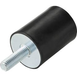 TRU COMPONENTS gumový doraz TC-NT15-25-43A Tvrdost 43 Shore a Maximální statické zatížení 8 kg