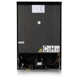 DOMO DO91124 chladnička Energetická třída (EEK2021): D (A - G) 108 l stojící spotřebič černá (matná)