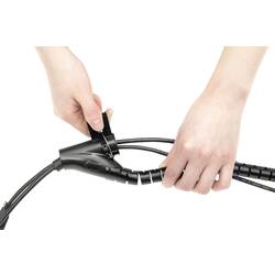 Digitus spirálová hadice plast, PET černá flexibilní (d x š x v) 5000 x 30 x 30 mm 1 ks DA-90508