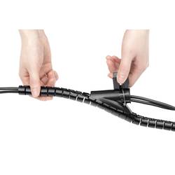 Digitus spirálová hadice plast, PET černá flexibilní (d x š x v) 5000 x 30 x 30 mm 1 ks DA-90508