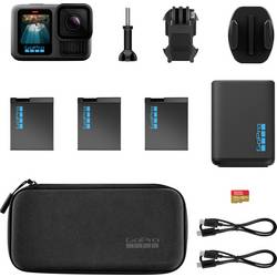 GoPro HERO13 POWER BUNDLE Sportovní outdoorová kamera 5,3 K, 4K, 2,7K, Full HD, Bluetooth, duální displej, dotyková obrazovka, odolné proti prachu, odolné