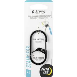 NITE Ize karabina na klíče NI-GS3-01-R6 černá 1 ks