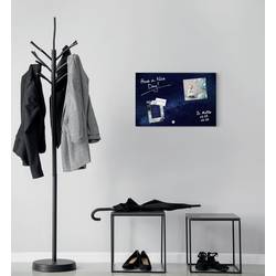 Sigel magnetický skleněný stůl Artverum Galaxy (š x v) 60 cm x 40 cm modrá GL283