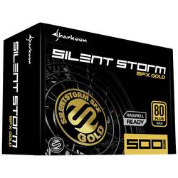 Sharkoon SilentStorm SFX Gold PC síťový zdroj 500 W SFX 80 PLUS® Gold
