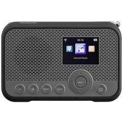 Sangean WFR-39 A500465 internetové kapesní rádio, internetové, DAB, FM, internet, FM, Wi-Fi, Spotify, funkce alarmu, s akumulátorem, šedá, černá