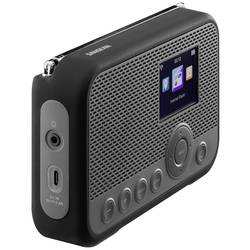 Sangean WFR-39 A500465 internetové kapesní rádio, internetové, DAB, FM, internet, FM, Wi-Fi, Spotify, funkce alarmu, s akumulátorem, šedá, černá