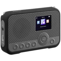 Sangean WFR-39 A500465 internetové kapesní rádio, internetové, DAB, FM, internet, FM, Wi-Fi, Spotify, funkce alarmu, s akumulátorem, šedá, černá