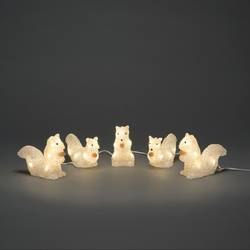 Konstsmide 6287-103 akrylátová postava Energetická třída (EEK2021): F (A - G) veverka teplá bílá LED čirá