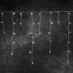 Konstsmide závěs LED venkovní 7 V 200 LED jantar Nastavitelná barva displeje, časoměřič, stmívatelné, se stmívacím senzorem, se spínačem