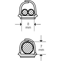 cablefix 160699 kabelová lišta (d x š x v) 10 x 10 x 1000 mm 1 sada šedá