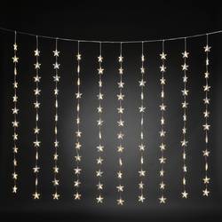 Konstsmide světelný závěs - hvězdičky vnitřní 230 V/50 Hz Energetická třída (EEK2021): G (A - G) 120 LED teplá bílá (š x v) 140 cm x 120 cm