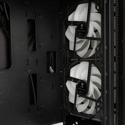 Kolink Kolink Observatory MX Mesh ARGB Midi Tower Case - Black/White midi tower pouzdro, herní pouzdro, PC skříň černobílá