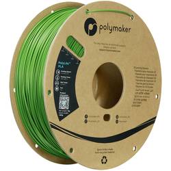 Polymaker PA02059 PA02059 vlákno pro 3D tiskárny PLA plast Vysoká tuhost, Vysoká pevnost v tahu 1.75 mm 1000 g Tropická zelená PolyLite™ 1 ks