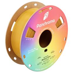 Polymaker CA02011 Panchroma™ Metallic vlákno pro 3D tiskárny PLA plast, PLA třpytky Vícebarevné 1.75 mm 1000 g zlatá, metalická 1 ks