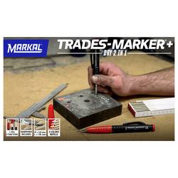 Markal TRADES-MARKER DRY 2IN1 22273 značka hlubokých děr 4 ks