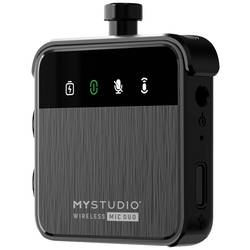 Easypix MyStudio® Wireless Mic Duo nasazovací studiový mikrofon Druh přenosu:kabelový, bezdrátový vč. ochrany proti větru, vč. pouzdra na mikrofon USB-C®