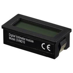 VOLTCRAFT DVM210 digitální panelový měřič ±199,9 mV (libovolně rozšířitelný předřadnými odpory)