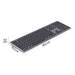 Hama WK-550 bezdrátový klávesnice německá, QWERTZ černá tlačítka multimédií