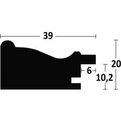 Nielsen Design 3241003 vyměnitelný fotorámeček Formát papíru: 40 x 50 cm černá