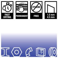 Markal DURA-INK CHISEL 96529 permanentní popisovač černá Vodotěsné: Ano