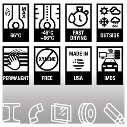 Markal PAINT-RITER+ ROUGH SURFACE 97250 popisovač na laky bílá 4 mm