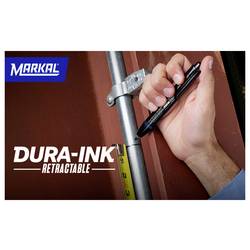 Markal DURA-INK RETRACTABLE 22252 permanentní popisovač červená, černá Vodotěsné: Ano