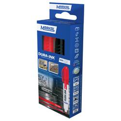 Markal DURA-INK CHISEL 22244 permanentní popisovač červená, černá Vodotěsné: Ano