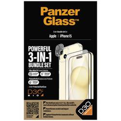 PanzerGlass 3-in-1-Pack ochranné sklo na displej smartphonu Apple iPhone 15 1 ks B1172+2809