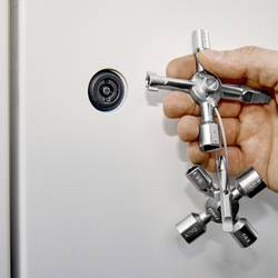 Knipex 00 11 01 Univerzální klíč KNIPEX TwinKey klíč od skříňového rozvaděče 1 ks