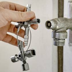 Knipex 00 11 01 Univerzální klíč KNIPEX TwinKey klíč od skříňového rozvaděče 1 ks