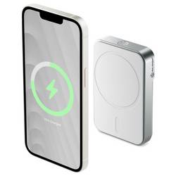 Alogic Matrix Universal Magnetic powerbanka Li-Ion, 5000 mAh, MagSafe, USB-C®, bílá