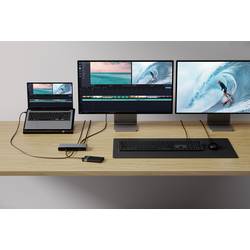 HYPER Dokovací stanice pro notebook Thunderbolt™ 4 HyperDrive Vhodné pro značky (dokovací stanice pro notebook): univerzální napájení USB-C®, integrovaná