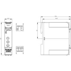 Siemens 3RP2505-1BW30 3RP25051BW30 časové relé, 0.05 s - 100 h, 1 ks