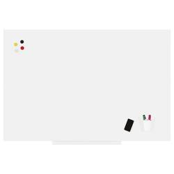 Rocada bílá popisovací tabule 6421R (š x v) 150 cm x 100 cm Signální bílá (RAL 9003) plastový vč. odkládací misky , formát na šířku nebo na výšku