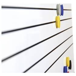 Rocada bílá popisovací tabule 6421R (š x v) 150 cm x 100 cm Signální bílá (RAL 9003) plastový vč. odkládací misky , formát na šířku nebo na výšku