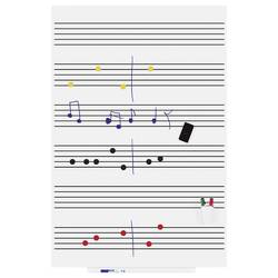 Rocada bílá popisovací tabule 6421R (š x v) 150 cm x 100 cm Signální bílá (RAL 9003) plastový vč. odkládací misky , formát na šířku nebo na výšku