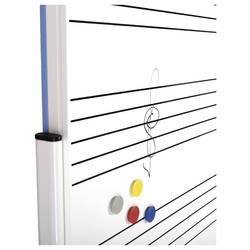 Rocada bílá popisovací tabule 6421R (š x v) 150 cm x 100 cm Signální bílá (RAL 9003) plastový vč. odkládací misky , formát na šířku nebo na výšku