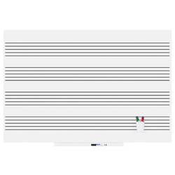 Rocada bílá popisovací tabule 6421R (š x v) 150 cm x 100 cm Signální bílá (RAL 9003) plastový vč. odkládací misky , formát na šířku nebo na výšku