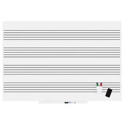 Rocada bílá popisovací tabule 6421R (š x v) 150 cm x 100 cm Signální bílá (RAL 9003) plastový vč. odkládací misky , formát na šířku nebo na výšku