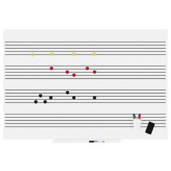 Rocada bílá popisovací tabule 6421R (š x v) 150 cm x 100 cm Signální bílá (RAL 9003) plastový vč. odkládací misky , formát na šířku nebo na výšku