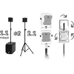 Omnitronic BOB Basic Set 2.1 sada aktivních PA reproduktorů Bluetooth