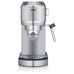 Severin KA 5997 pákový kávovar chrom (kartáčovaný), černá 1350 W s tryskou pro napěnění mléka