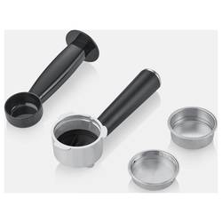 Severin KA 5997 pákový kávovar chrom (kartáčovaný), černá 1350 W s tryskou pro napěnění mléka